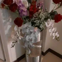 گل با گلدان|گل مصنوعی|کرج, فاز ۳ گوهردشت|دیوار