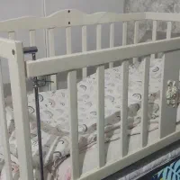 تخت کودک ننودار تمام چوب