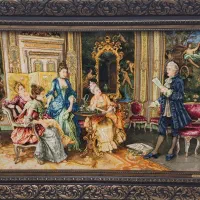 تابلو فرش شاعر جوان