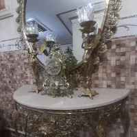 اینه کنسول برنزی برنجی|صنایع دستی و سایر لوازم تزئینی|کرج, اخگرآباد|دیوار