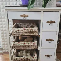 سبد سیب زمینی و پیاز