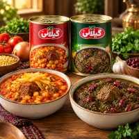 تن قرمه و قیمه با گوشت