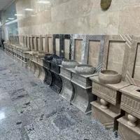 تولید روشویی سنگی با سنگ مرمریت|لوازم سرویس بهداشتی|شیراز, گچی|دیوار