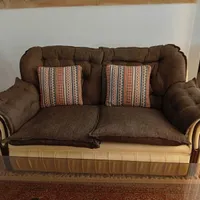 یک دست مبلمان هفت نفره میز شیشه ای|مبلمان خانگی و میز عسلی|تهران, ده‌ونک|دیوار