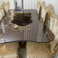 ناهار خوری استیل ۶نفره