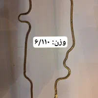 زنجیر النگو وگوشواره طلا کاملا سالم