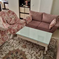 مبلمان ۷نفره میزناهارخوری ۶نفره ویترین|مبلمان خانگی و میز عسلی|تهران, بوستان چیتگر|دیوار