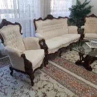 مبلمان استیل ۷ نفره + ناهار خوری ۸ نفره|مبلمان خانگی و میز عسلی|پردیس, فاز ۴|دیوار