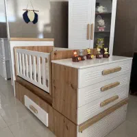 تخت نوزادی مدل نفیس (سرویس )