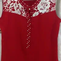 شومیز قرمز خوشرنگ