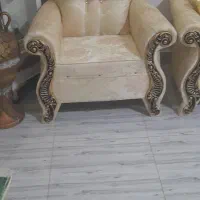 مبل هفت نفره کرمی