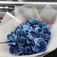 دسته گل روبانی