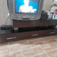 میز تلوزیون ام دی اف رنگ چوب