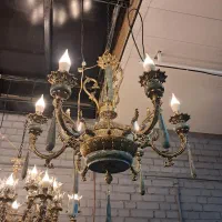 لوستر سنگی|لوستر و چراغ آویز|اصفهان, باغ فدک|دیوار