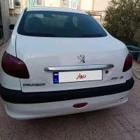 پژو۲۰۶ سفید v20 sd عصر شیراز هستم