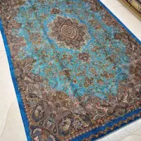 فرش نیاوران12متری/500شانه کد4040 سورمه ای|فرش|شیراز, لاله|دیوار