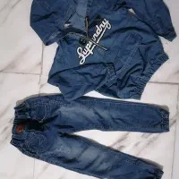 لباس جین دخترانه|کفش و لباس بچه|شیراز, جوادیه|دیوار