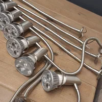 لوستر دیوار کوب استیل