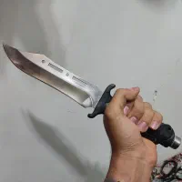 چاقو خنج.ری 30 سانتی با غلاف چرمی|کوهنوردی و کمپینگ|قم, باغ پنبه|دیوار