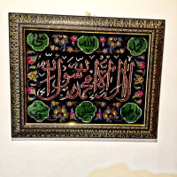 تابلو فرش دست بافت بسیار قدیمی