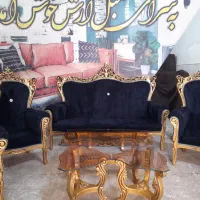 ۷نفره نیمه استیل کسری|مبلمان خانگی و میز عسلی|قم, امامزاده ابراهیم|دیوار