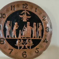 سینی مسی طرح ساعت