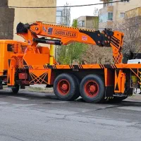 جرثقیل کفی ،جرثقیل ده چرخ ،دکل بلند،سنگین بار16تن