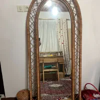 آینه حصیری در حد نو