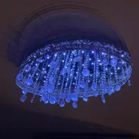 لوستر کریستال|لوستر و چراغ آویز|تهران, گلستان (شهرک راه آهن)|دیوار