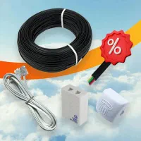 پخش سیم ۴ رشته سیم سوکت تلفن اسپلیتر مودم سه شاخه