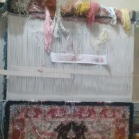 فرش دستبافت نیمه کاره