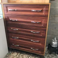 دراور طرح چوب با آینه|جاکفشی، کمد، دراور|پرند, فاز ۲|دیوار