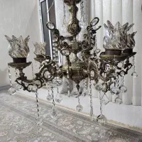 لوستر پنج شاخه برنز