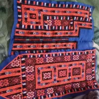 زیج آستین دست دوز|لباس|سراوان, |دیوار