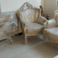 مبلمان استیل چوب گردو کار دست ست کامل|مبلمان خانگی و میز عسلی|تهران, پاسداران|دیوار