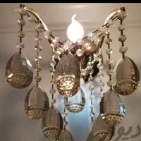 لوستر 12شاخه به همراه دیوار کوب|لوستر و چراغ آویز|پرند, فاز ۵|دیوار