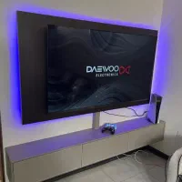 فروش نصب شلف تلویزیون دیواری پایه براکت روی دیوار