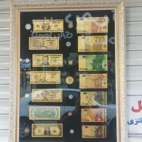 فروش انواع تابلو سکه و اسکناس روکش طلا دلاربیتکوین|کلکسیون سکه، تمبر، اسکناس|اندیشه, اندیشه فاز ۳|دیوار