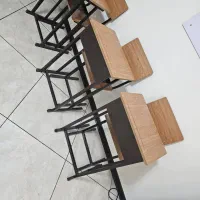 نیمکت تک نفره چوبی صندلی تک نفره چوبی