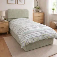 تخت خواب تک نفره با طرح تـدی)/90سانتی