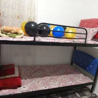 تخت خواب دو طبقه فلزی