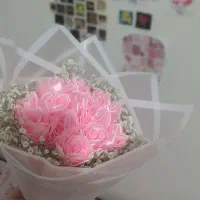 گل روبانی صورتی