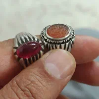 جفت انگشتر خطی و یاقوت