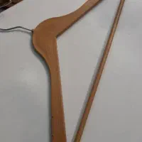 ماین رخت اویز چوبکار طرح چوب تگ دزدگیر  چوب لباسی