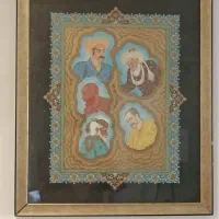 تابلو مینیاتور شاهکار استادان بزرگ ایران