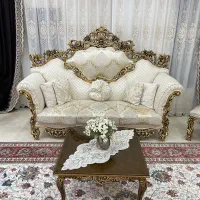 مبل استیل ۹ نفره به همراه میزناهارخوری ۸ نفره|مبلمان خانگی و میز عسلی|شاهرود, |دیوار