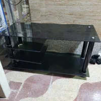 میز تلوزیونی شیشه‌ای نو