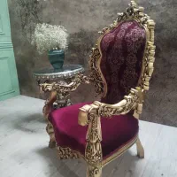 مبل تک نفره سلطنتی|مبلمان خانگی و میز عسلی|قم, بکایی|دیوار