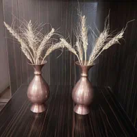 یک جفت گلدان مسی|صنایع دستی و سایر لوازم تزئینی|مشهد, حسابی جنوبی (شهرک غرب)|دیوار