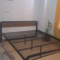 تخت خواب تختخواب دونفره فلزی مقاوم ترموود|تخت و سرویس خواب|اصفهان, باغ فدک|دیوار